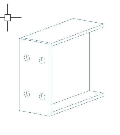 End Plate welded 200x100x12mm